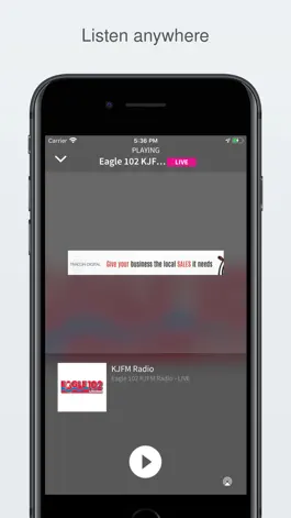 Game screenshot KJFM Radio - Eagle 102 apk