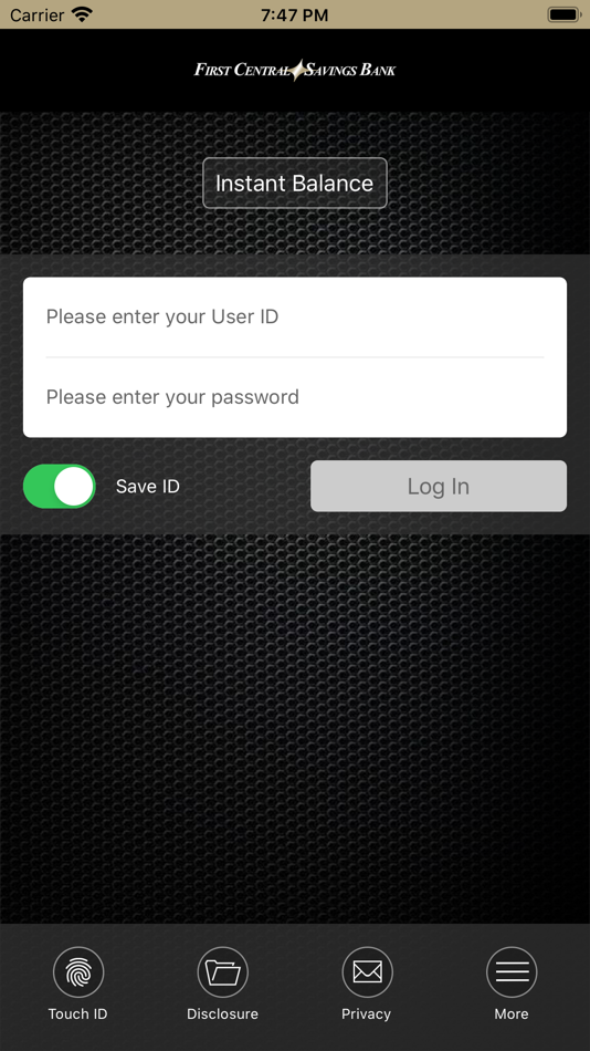 #2. First Central Mobile (iOS) 由: First Central Savings Bank