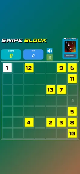 Game screenshot Swipe Block: Number Ascending mod apk