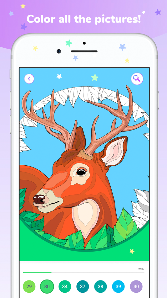 #4. Art Collection Color by Number (iOS) 来自: Abovegames LTD