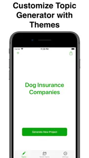 topic generator iphone screenshot 4