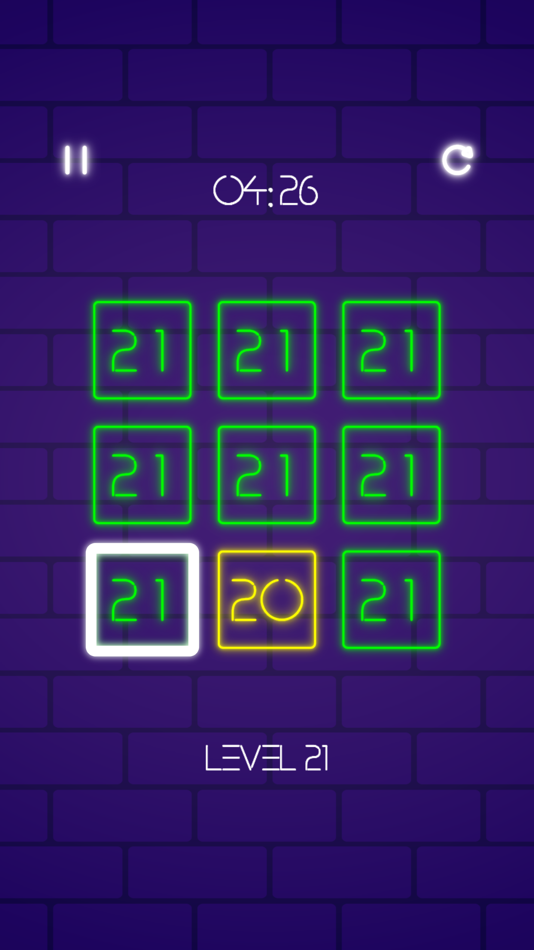 #3. Neonumbers (iOS) Podle: Artur Zhyvkovych