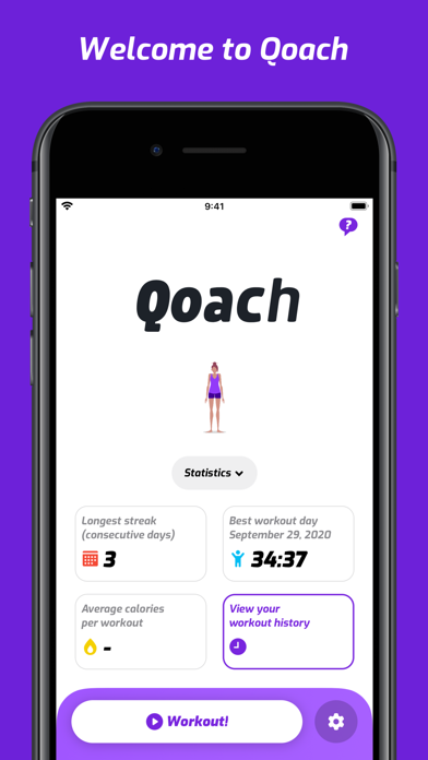 Qoach: Fitness Trainer Screenshot