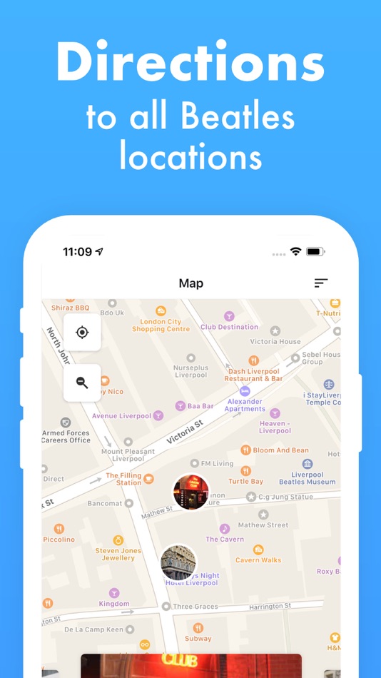 #6. Liverpool Map Of The Beatles (iOS) 由: Stephen Kempin