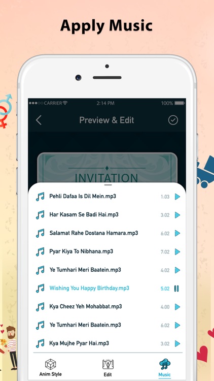 Video Invitation Card Creator screenshot-4