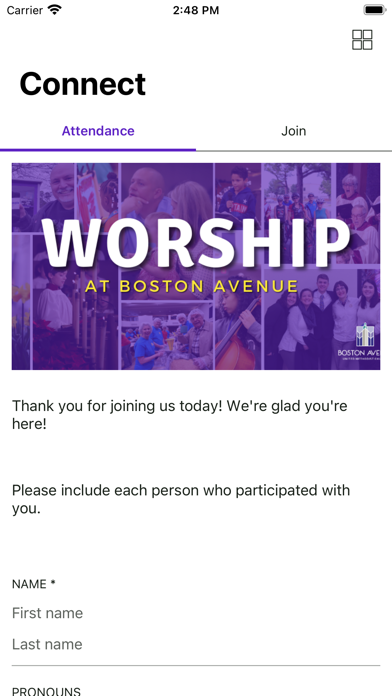 Boston Avenue UMC Screenshot