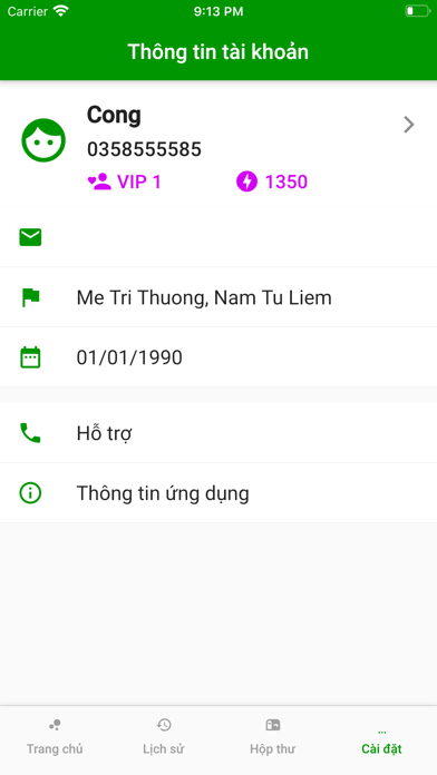Vip Hải Phượng Screenshot