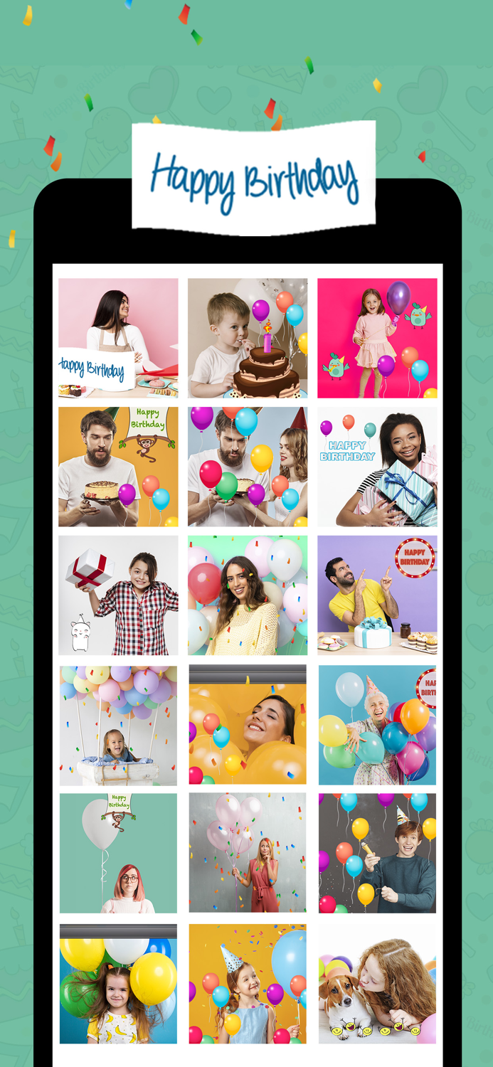 Birthday Gifs - Video Editor