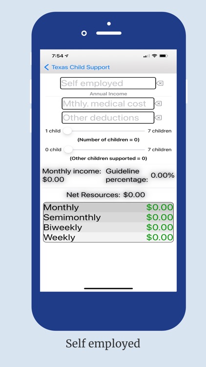Child Support Calc screenshot-3
