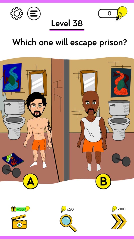 #4. Braining: Guess Who Riddles (iOS) By: Hakan Yildiz