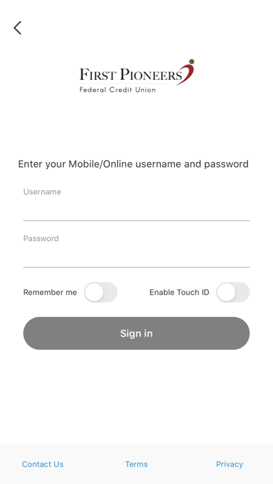 First Pioneers FCU Card Guard Screenshot
