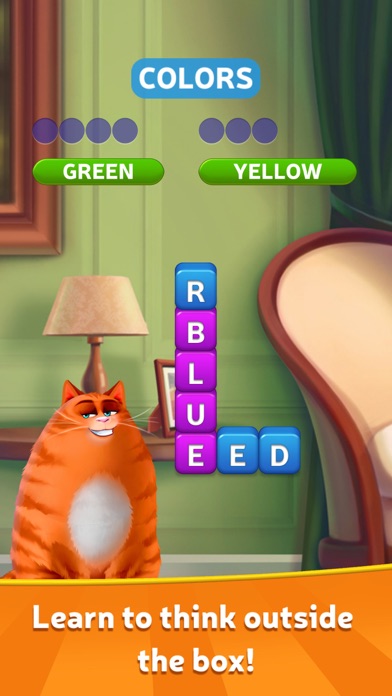 Kitty Scramble: Word Stacks Screenshot