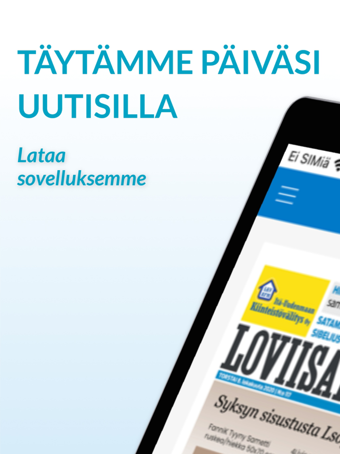 Loviisan Sanomat päivän lehti