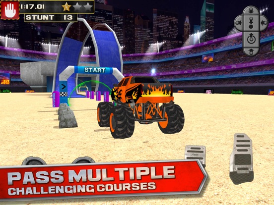 Real Monster Truck Parking iPad app afbeelding 2