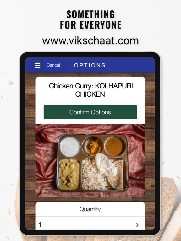 Viks Chaat iPad screenshot 4 - Food & Drink app