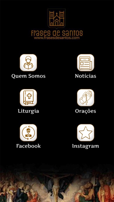 Frases de Santos Oficial Screenshot