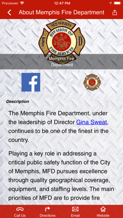 Memphis FD Wellness App screenshot 2