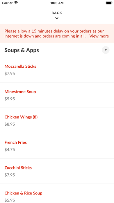 Nicky's Pizzeria & Restaurant Screenshot 3 - AppWisp.com Nicky's Pizzeria & Restaurant Screenshot 3 - AppWisp.com