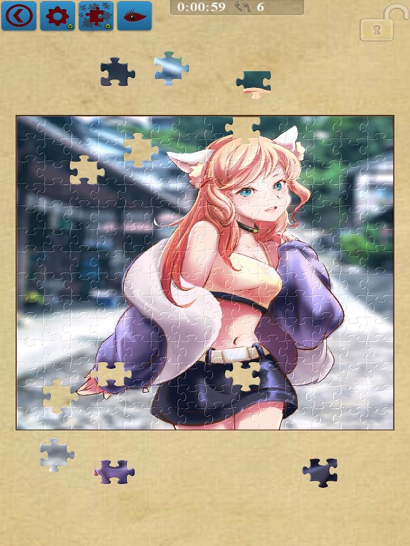 Screenshot #6 pour Anime Girls Jigsaw Puzzle