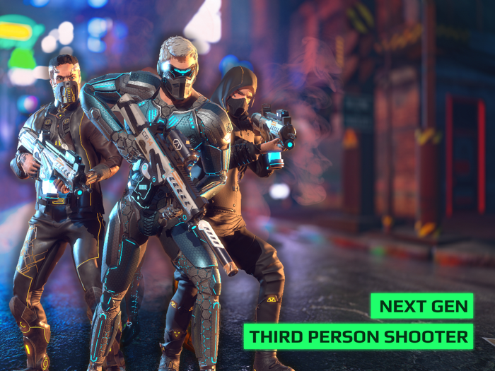 CyberHero Cyberpunk PvP TPS