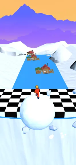 Game screenshot Snowball Run! apk