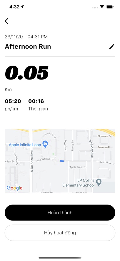 VUG Running