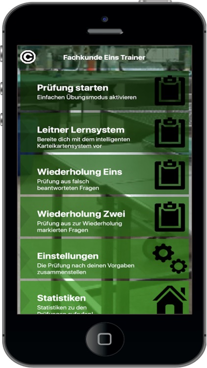 Fachkunde Eins Trainer