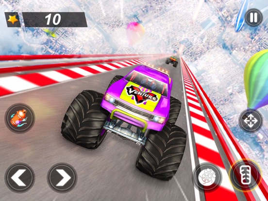 Monster Truck 4x4 Ramp Stunt iPad screenshot 3 - Games app