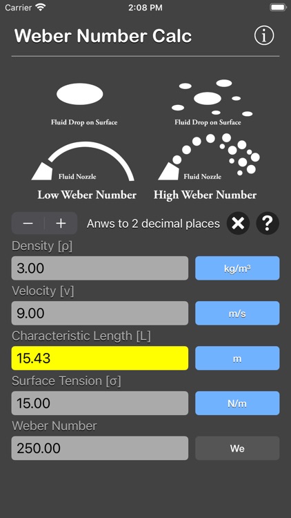 Weber Number Calculator screenshot-5
