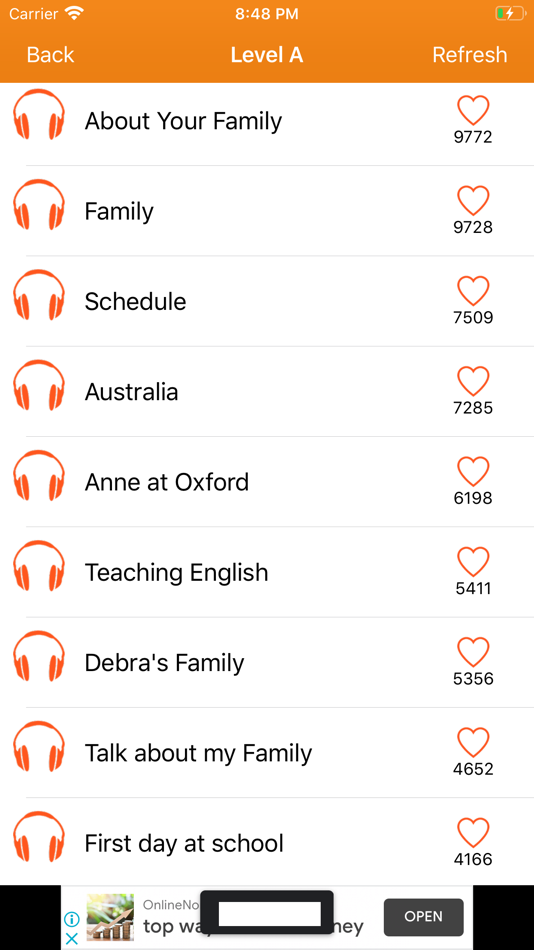 #2. English Listening Step by Step (iOS) 由: Xuan Trung Truong