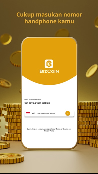 Bizcoin - Save Coin to Digital Screenshot