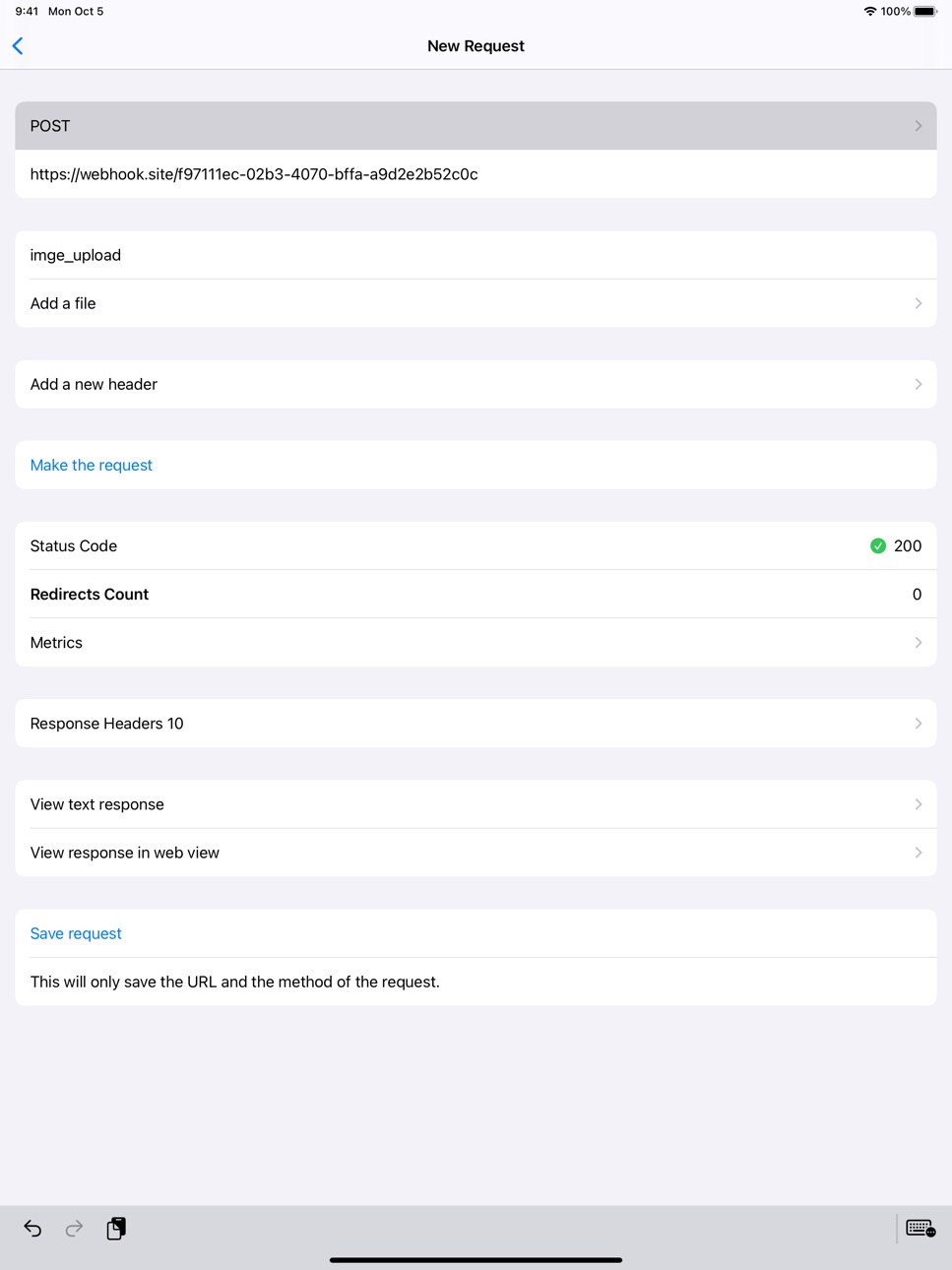 iPad screenshot