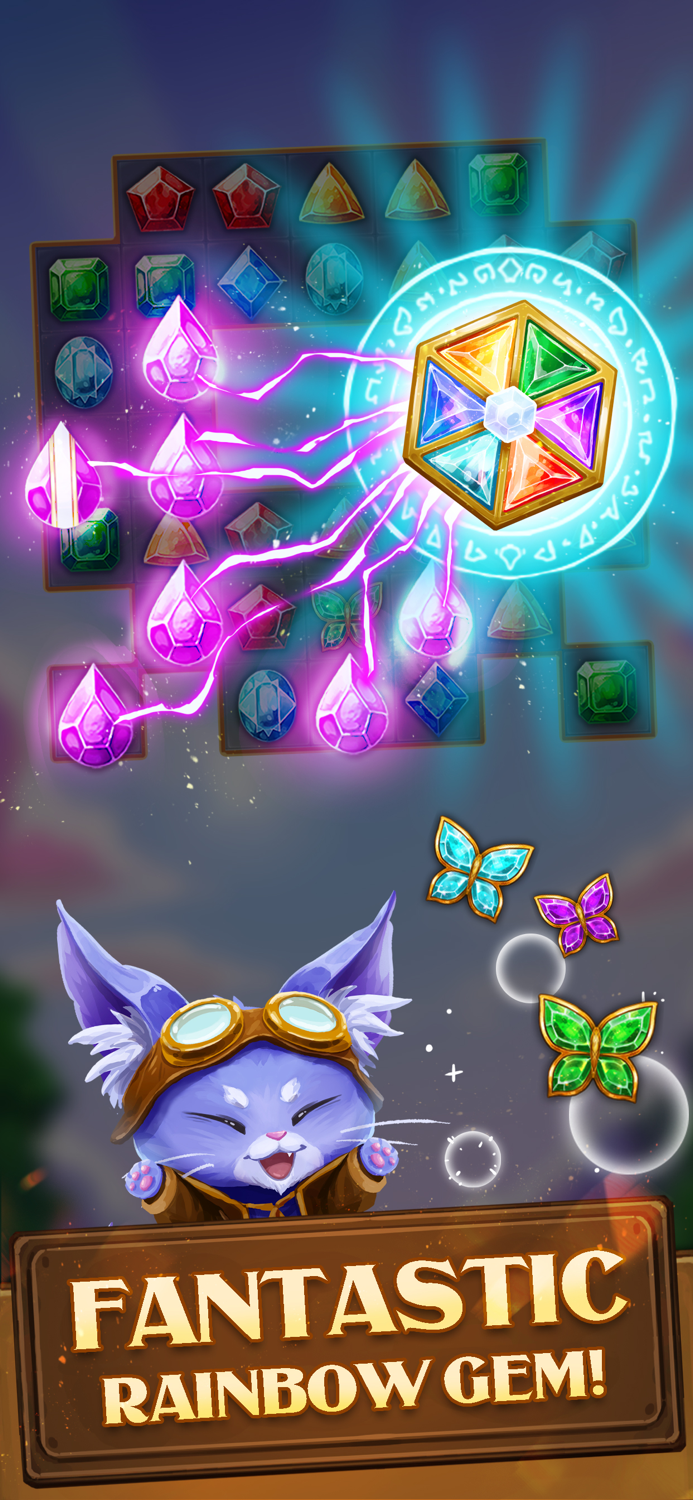 Fantasy Gems  Match 3 Puzzle