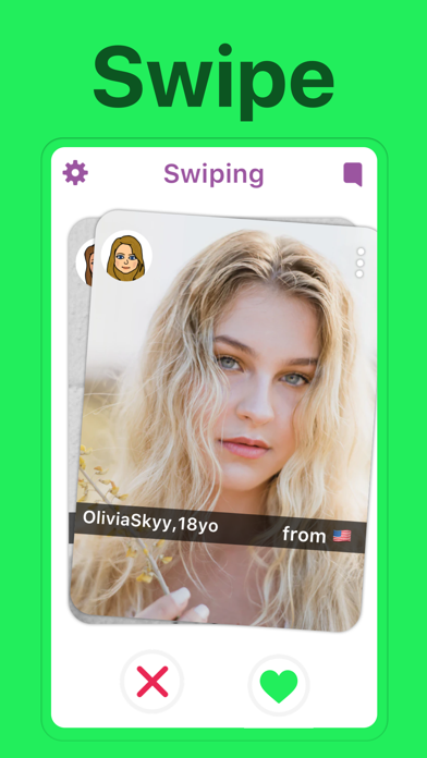 Swiping - Make Friends Screenshot