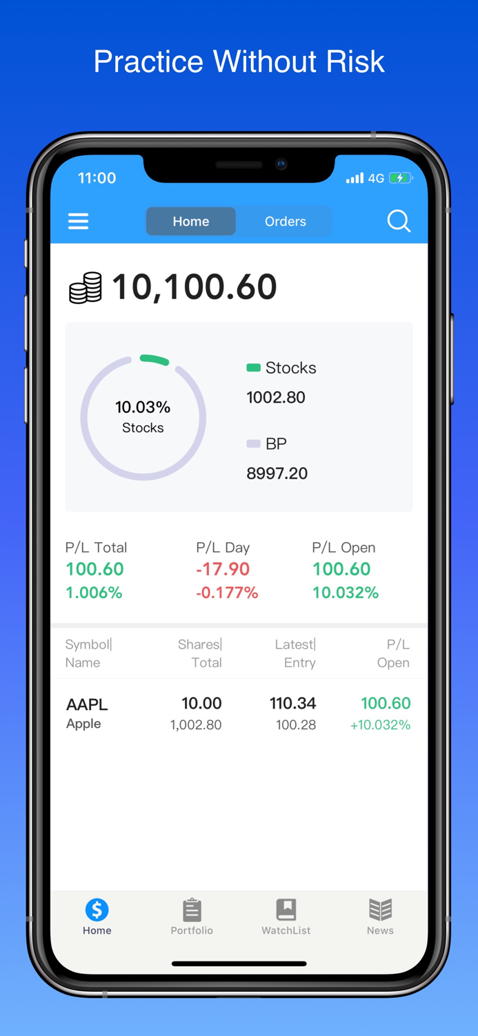 Stock Market Simulator Live