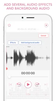 How to cancel & delete voice recorder+ memo recording 3