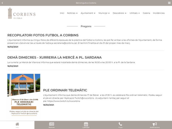 Ajuntament de Corbins