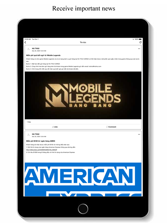 HU THUI iPad screenshot 9 - Business app