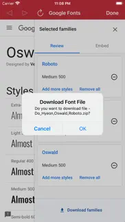 custom fonts - font installer iphone screenshot 4