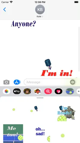 Game screenshot Pickleball Sticker apk