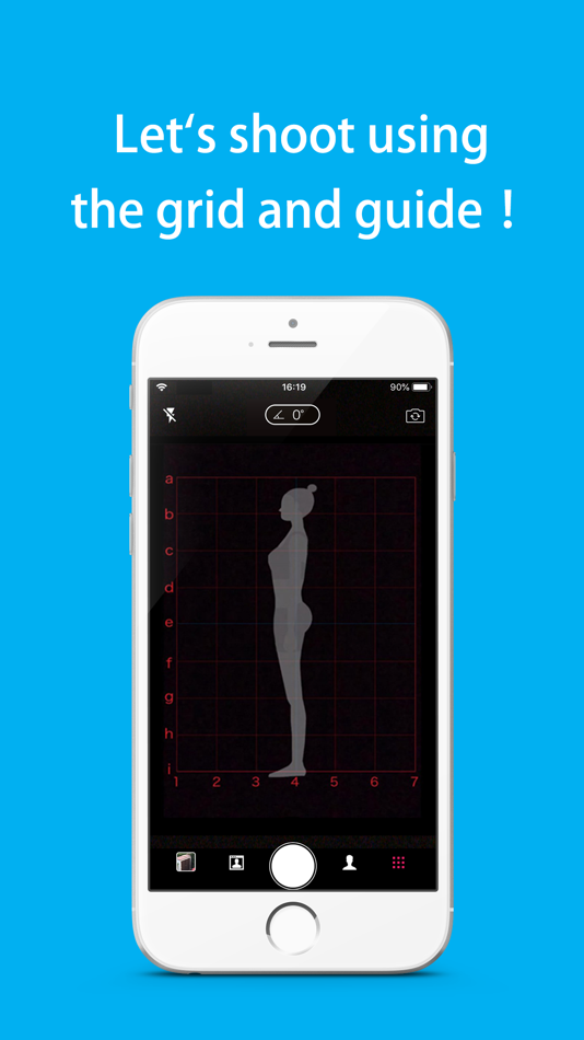 #1. Grid line shoot APP Pro (iOS) Podle: Naradewa Inc.