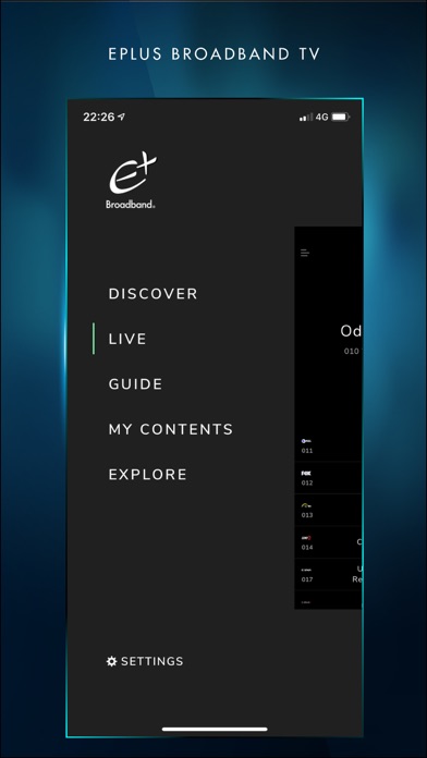 EPlus Broadband TV Screenshot