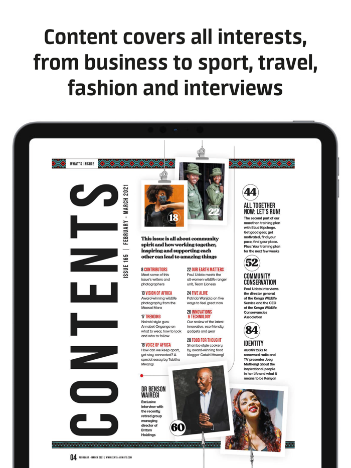 MSAFIRI Kenya Airways Magazine