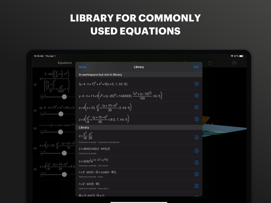 Quick Graph iPad app afbeelding 5