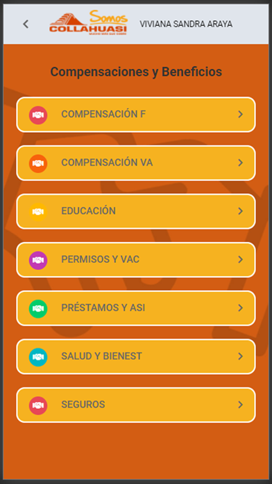 Personas Collahuasi Screenshot