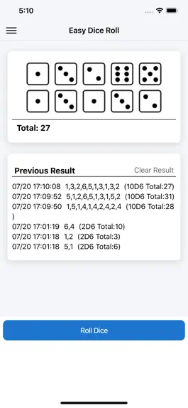 Game screenshot Easy Dice Roll apk