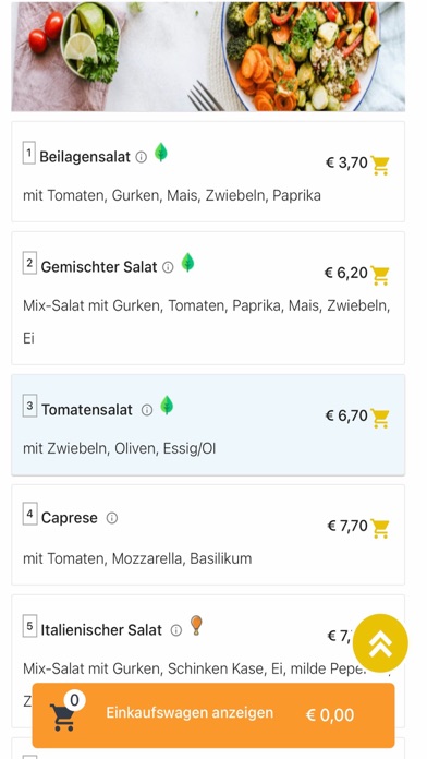 Pizzeria Amalfi Wallertheim Screenshot