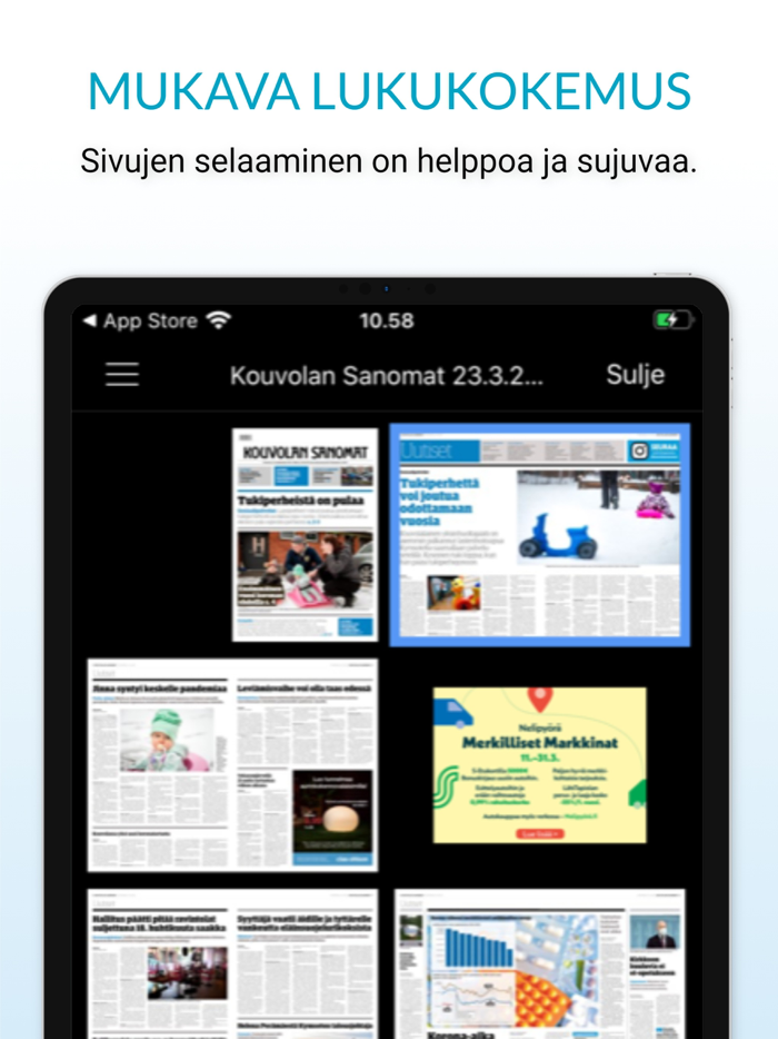 Kouvolan Sanomat päivän lehti