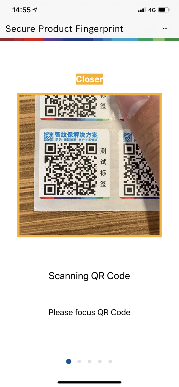 Secure Product Fingerprint