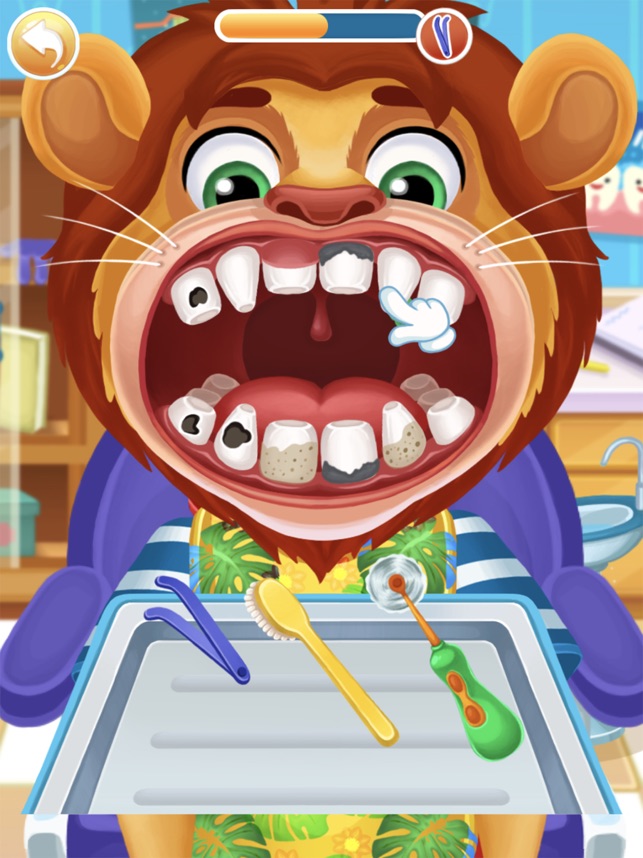 Jogos para Crianças - Médico Infantil Dentista - O Hipopótamo vai ao  dentista